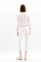 Mason cropped pants white woman