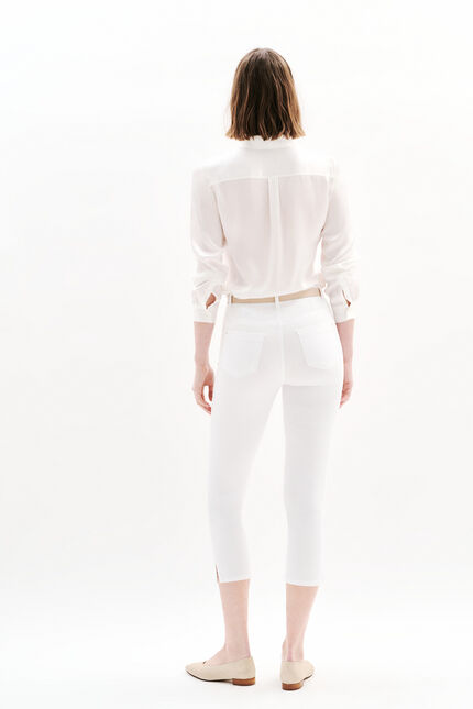 pantacourt mason blanc femme