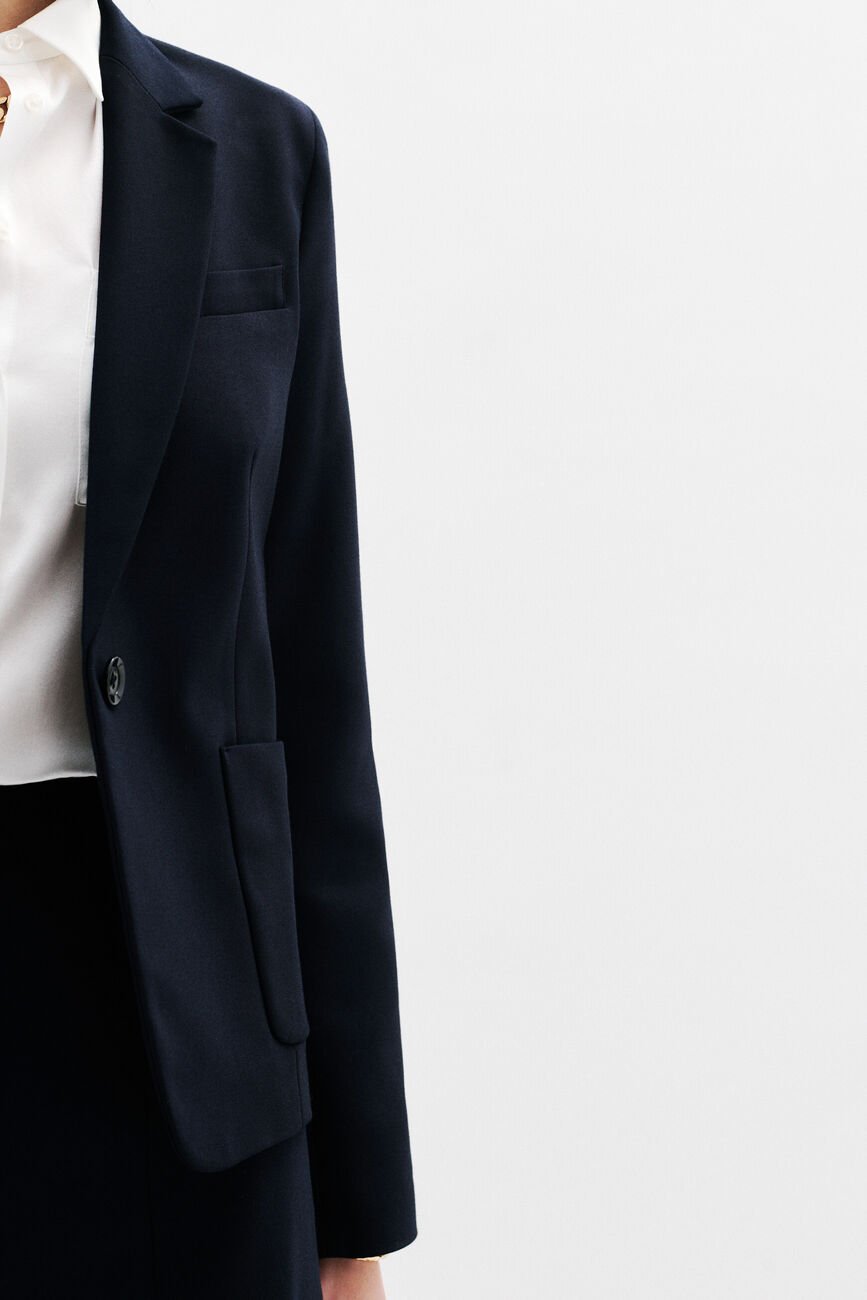Veste Vauroca bleu marine femme