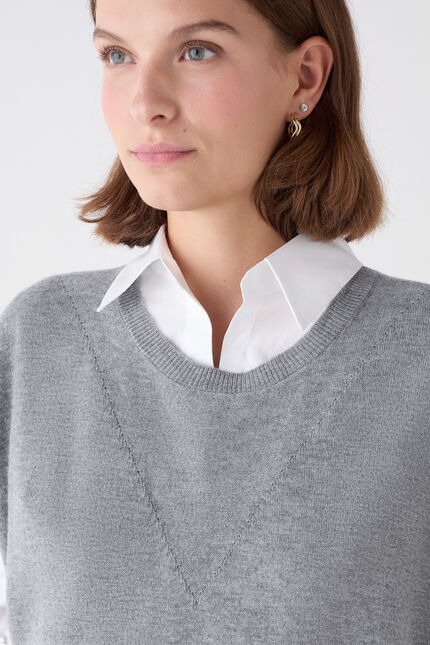 Maglione mathilde grigio donna