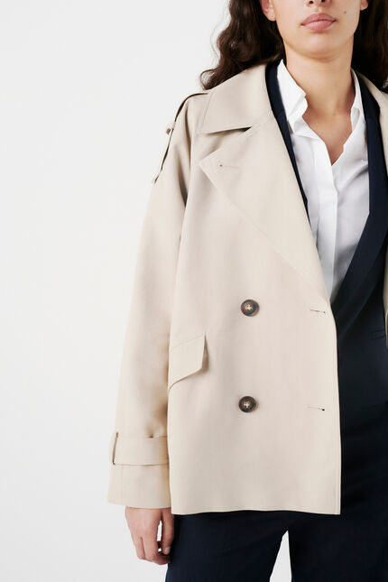 Trench gourmand sable femme