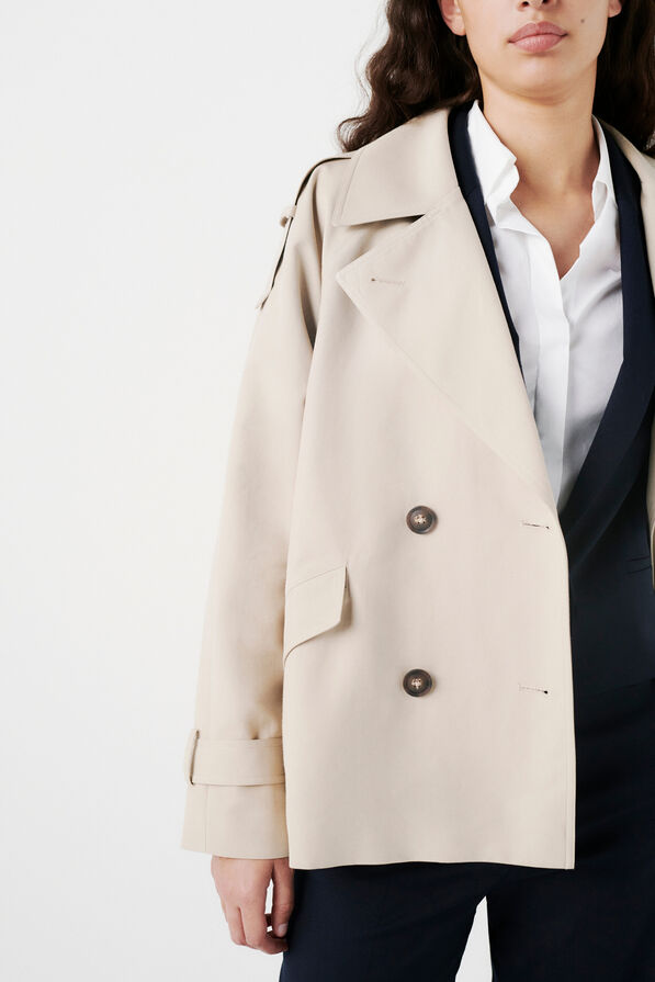 Trench gourmand sable femme