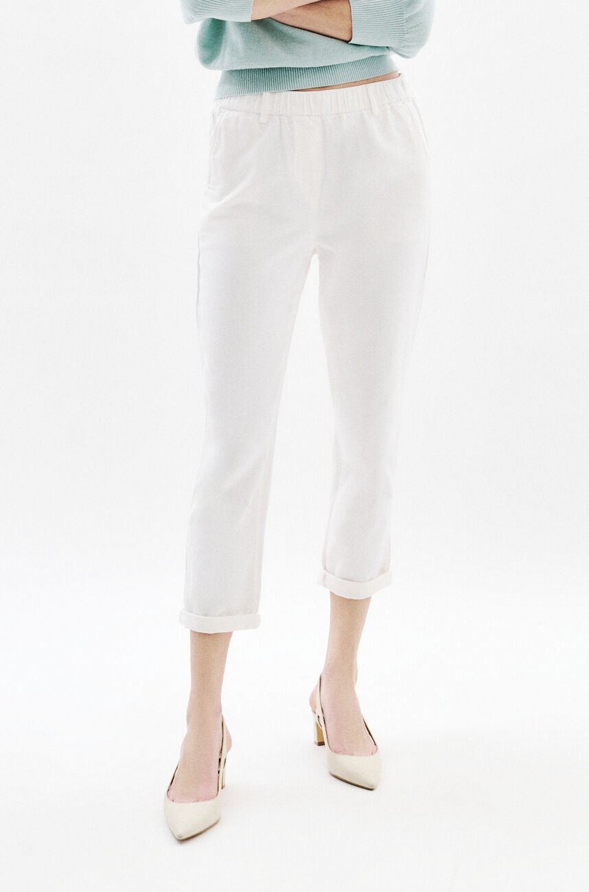 Pnoor-Hose weiss damen