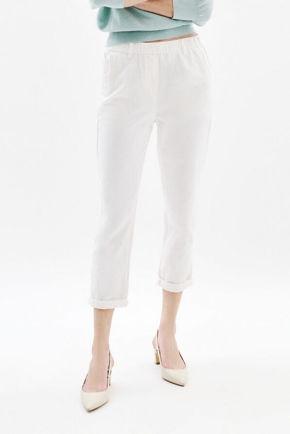 Pnoor-Hose weiss damen