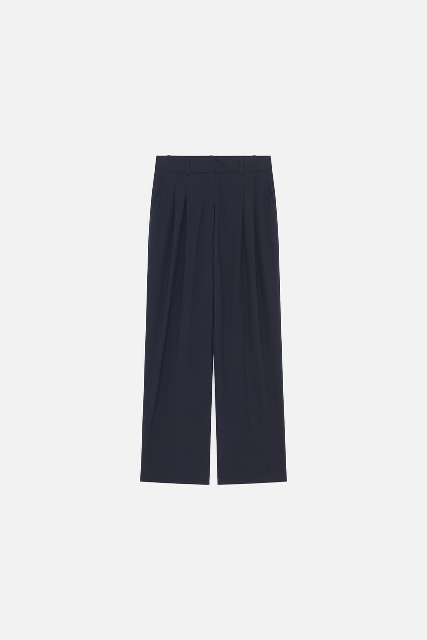 Pliage trousers navy blue woman