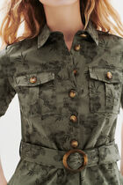 Rsonia dress khaki green woman