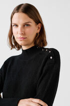 Rmaeva 100% wool dress black woman