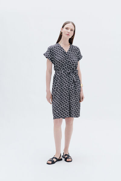 Robe rmaelle noir femme