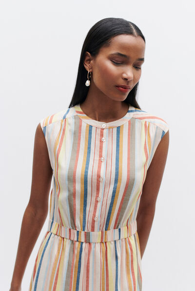 robe anton jaune or femme