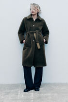 Garden coat light green woman