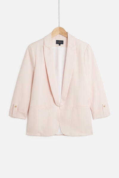 blazer elvie rose clair femme