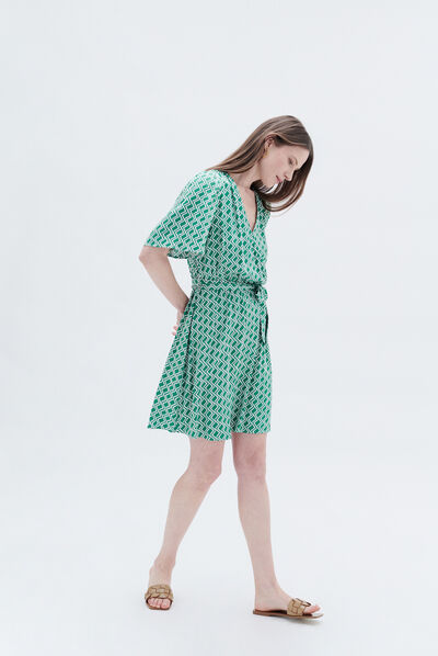 Robe rmarilou vert menthe femme
