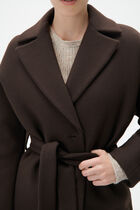 Gapitra coat dark brown woman