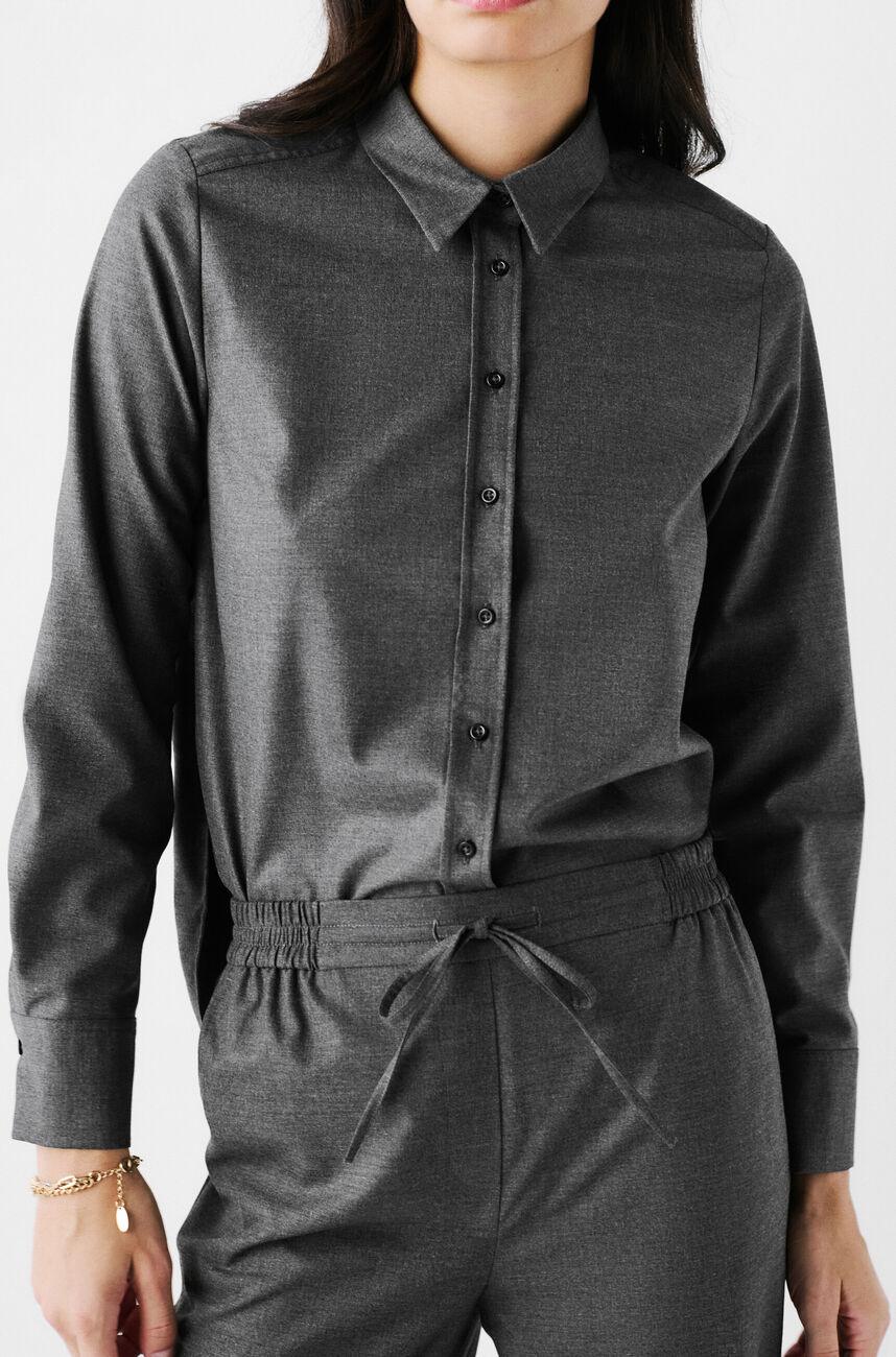clilie shirt dark grey woman