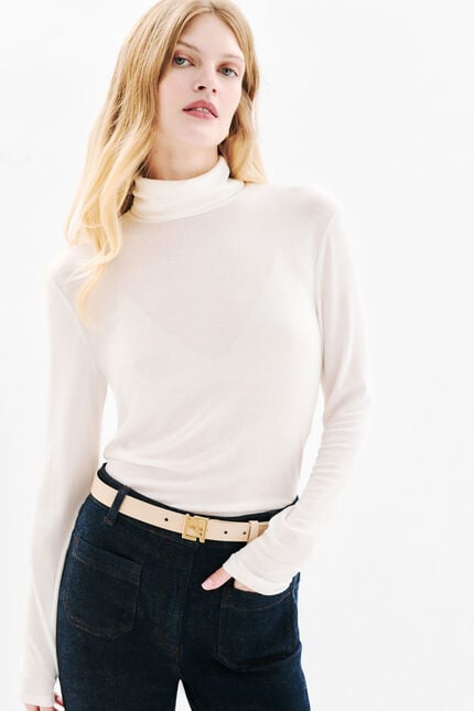 T-shirt Tlili ecru donna