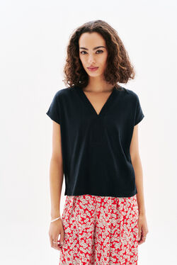 T-shirt Tikat3 noir femme