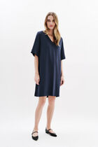 Rnoe dress navy blue woman
