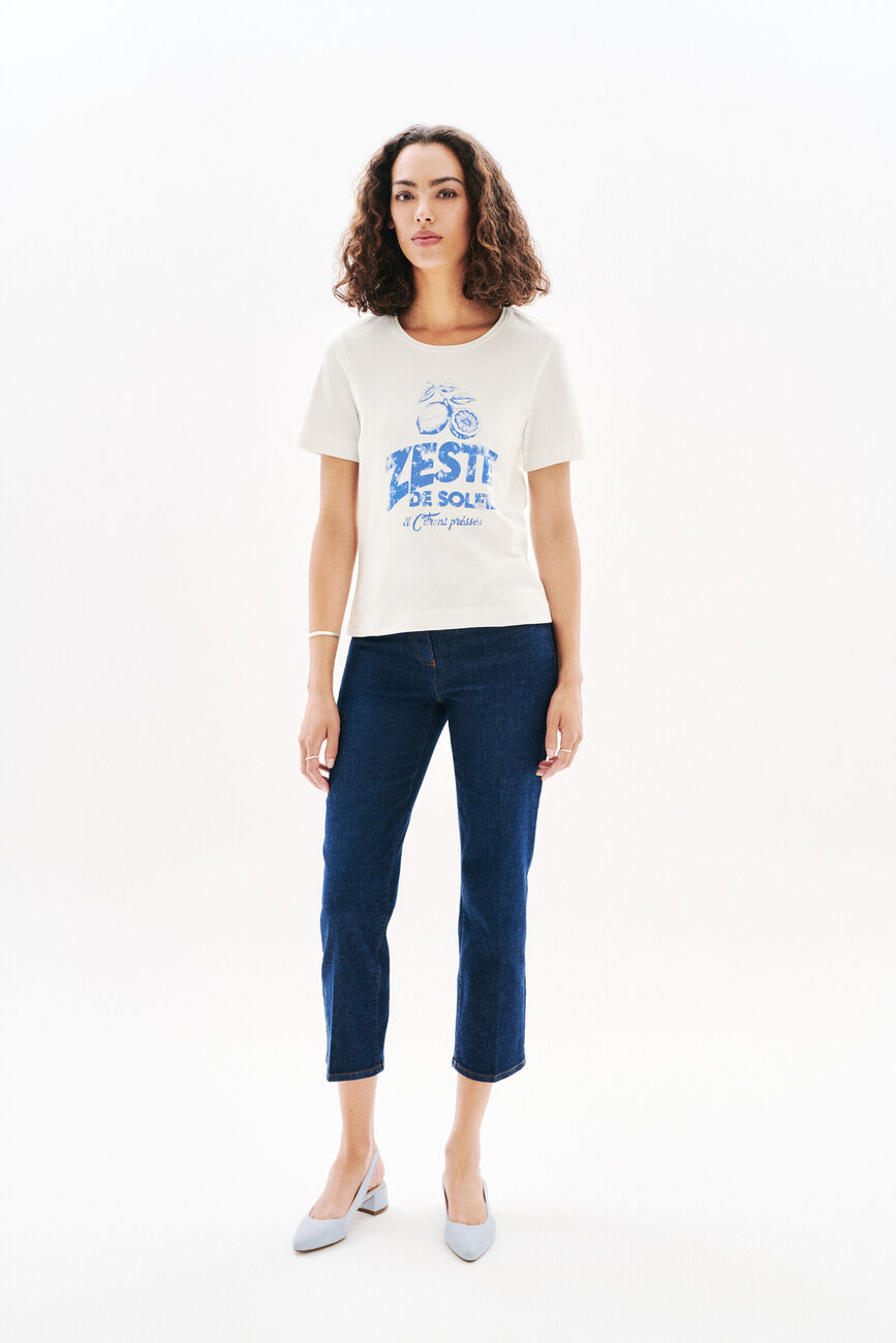 Camiseta Tcitron crudo mujer