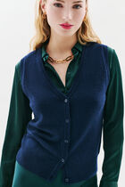milou cardigan navy blue woman