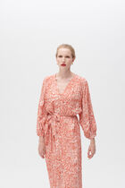 Rita dress orange woman