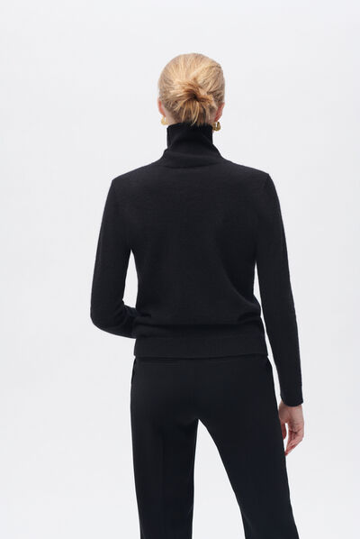 pull dylan b 100% cachemire noir femme