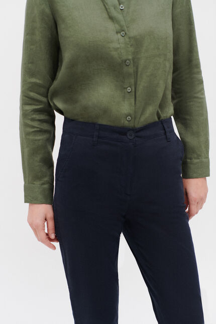 Pantalón adelmo azul marino mujer