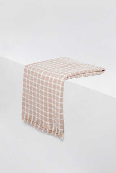 echarpe line beige femme