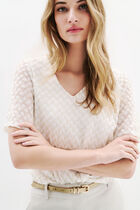 Tsuzie t-shirt ecru woman