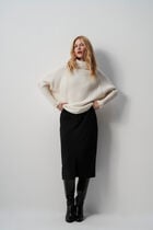 Mwarren Made in Italy sweater ivory woman
