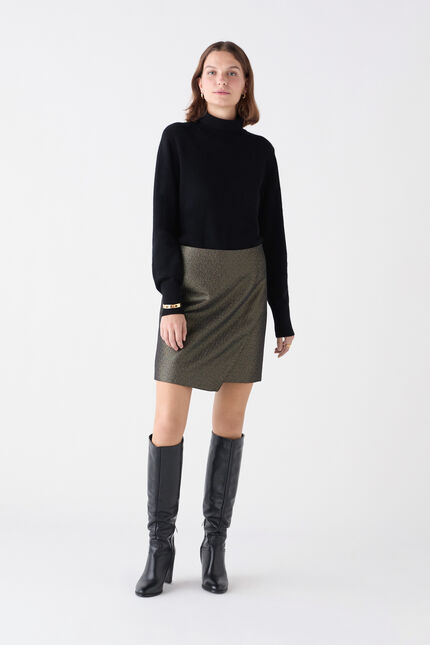 Jupe Jenezia couleur or femme