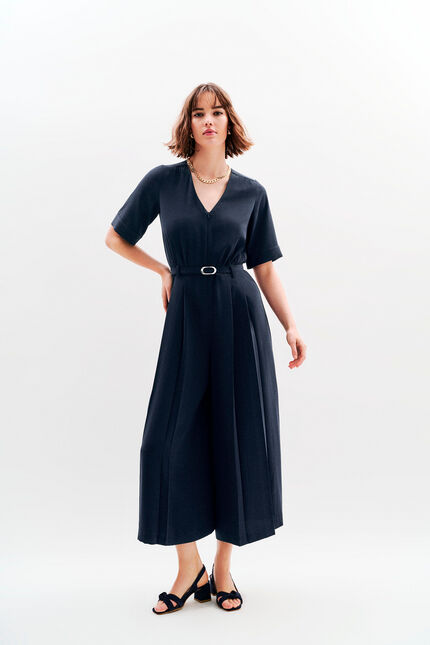 Mono Cpinceau azul marino mujer