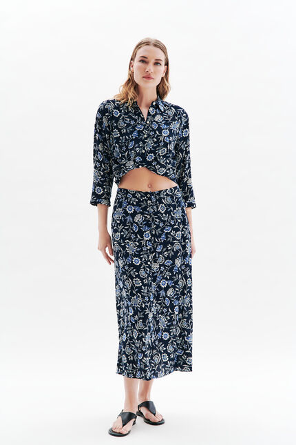 Bluse Cparty marineblau damen