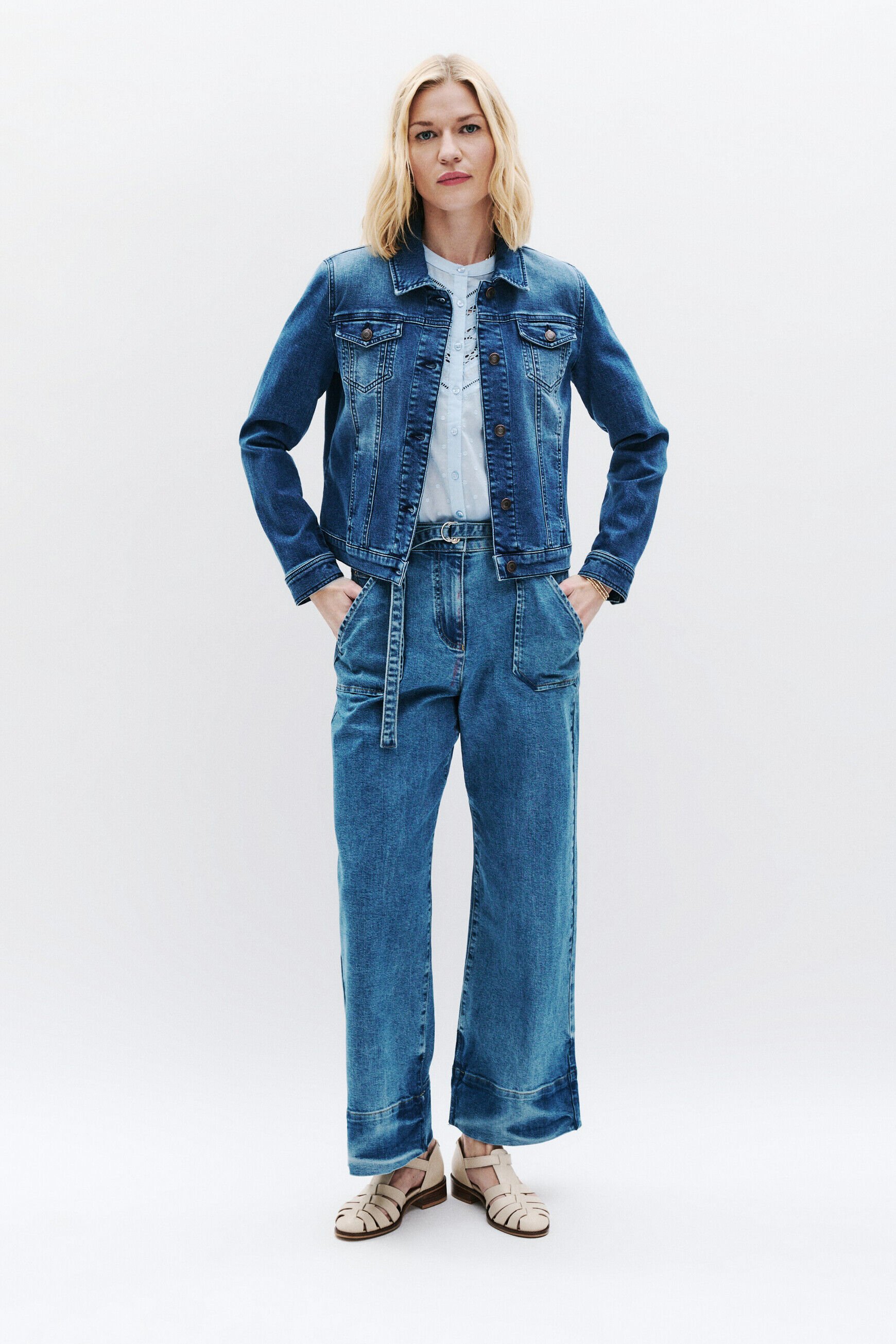 Veste Vholiday denim stone femme