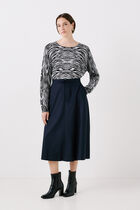 jupin skirt navy blue woman
