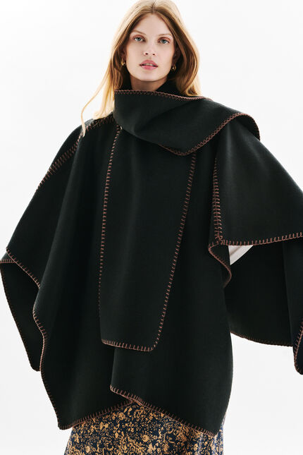 Hester poncho black woman