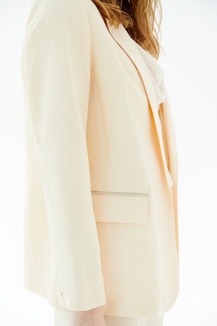 Veste volute creme femme