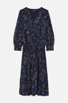 rybilo dress navy blue woman