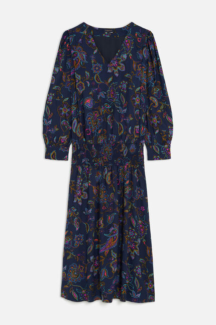 rybilo dress navy blue woman
