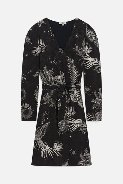 Robe rocha noir femme