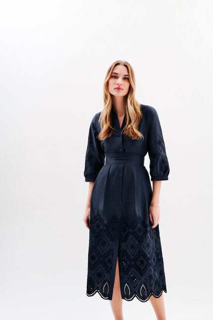 Robe Romy bleu marine femme