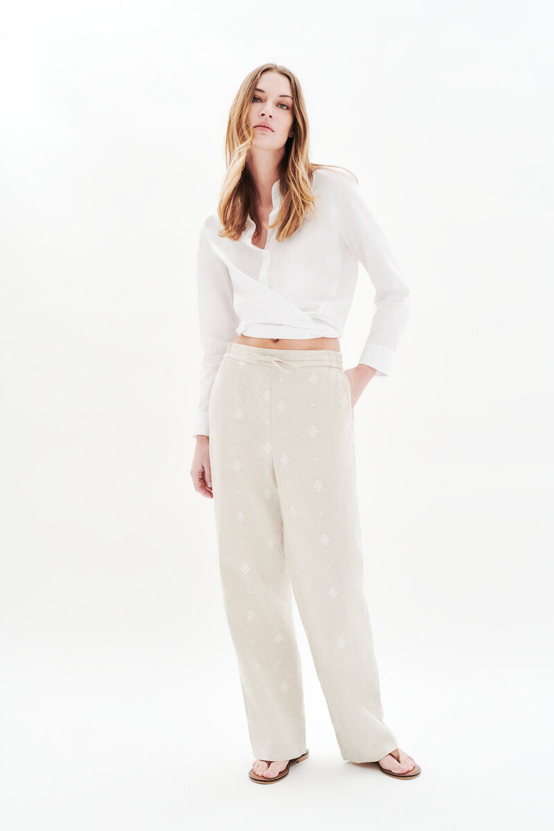Broek Pure zand vrouw