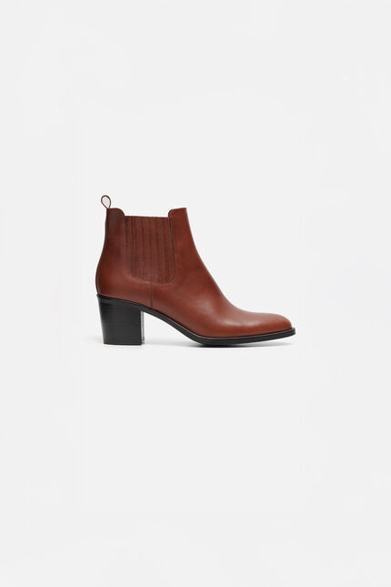 Bottines echupa marron cognac femme