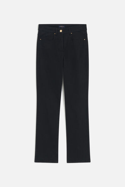 Pantalon pdarwino noir femme