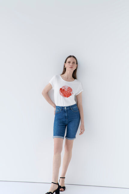 T-shirt tozan blanc femme