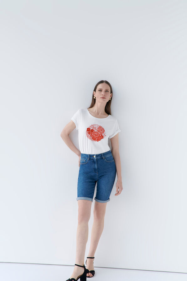 T-shirt tozan blanc femme