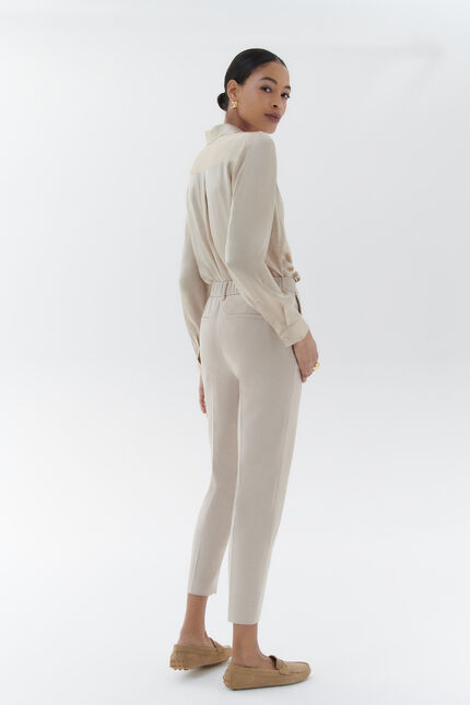 Pantaloni Psidiko2 sabbia donna