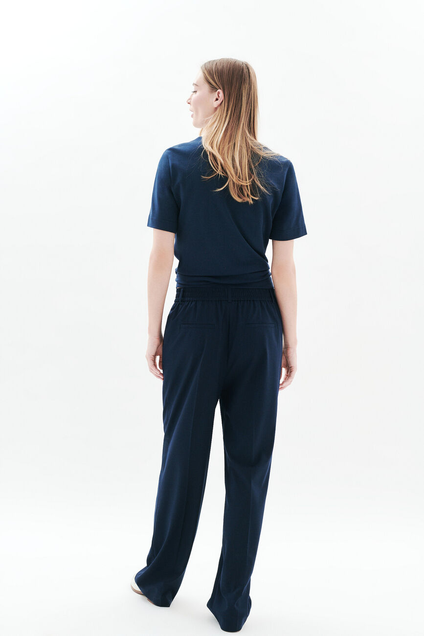 Pantalon Parapente bleu marine femme