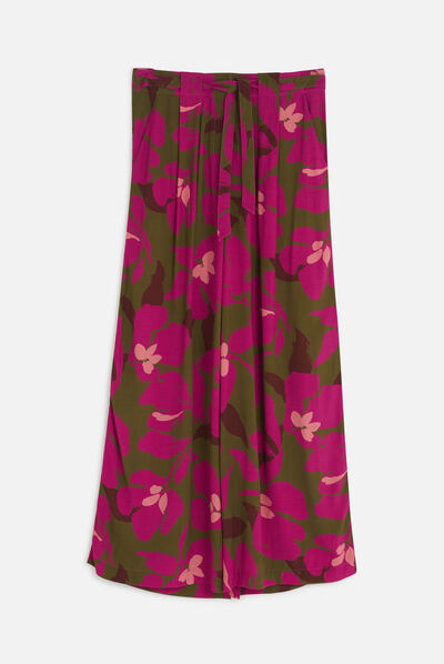 Pantalon pvictorien vert olive femme