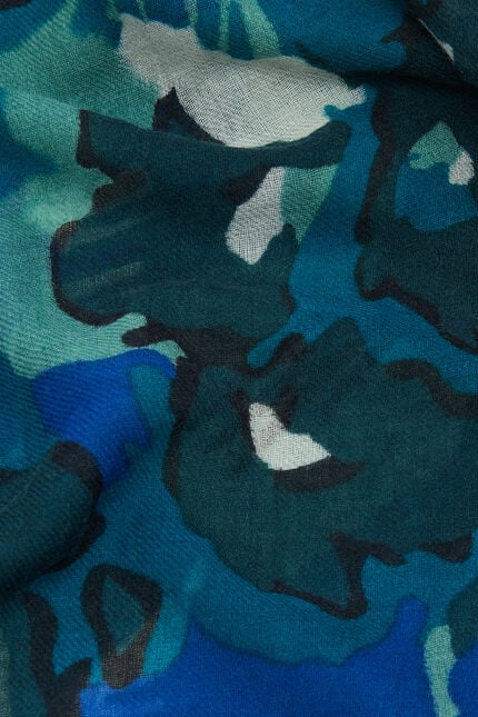 Foulard lola bleu canard femme