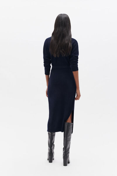 robe mathilde bleu marine femme